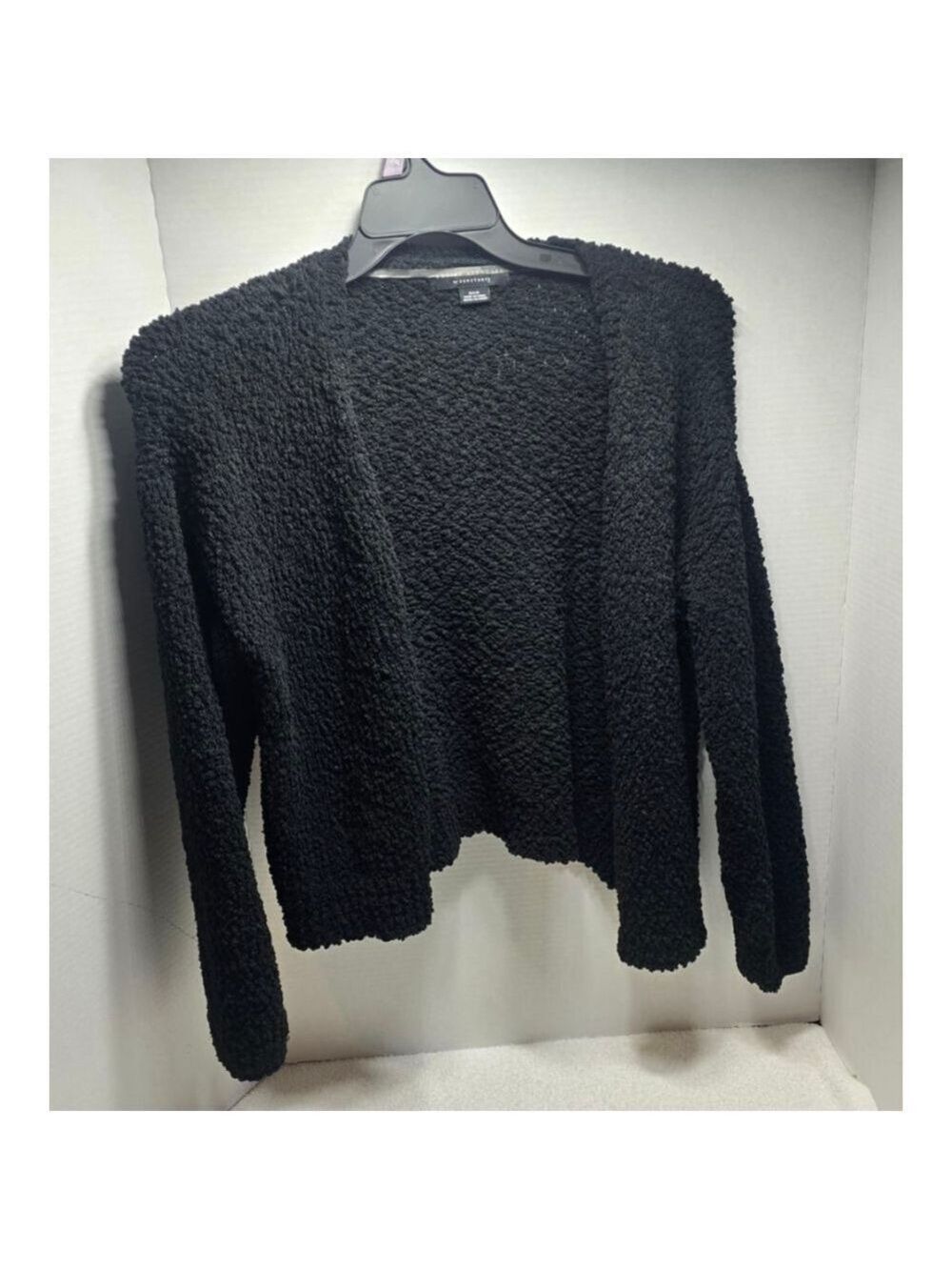 Women's Social Standard by Sanctuary Black Popcorn Cardigan S